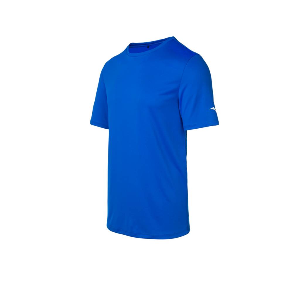 Camisetas Mizuno Para Hombre Azul Rey 0419362-BY